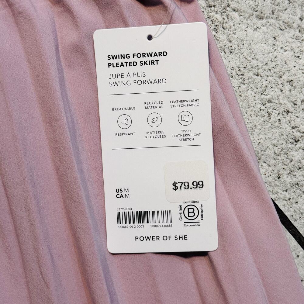 Athleta Pink and Purple Midi Skirt - Picture 3 of 5